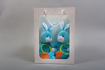 Σετ Δώρου με τσάντα για δίδυμα αγοράκια