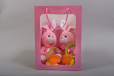 Σετ Δώρου με τσάντα για δίδυμα κοριτσάκια