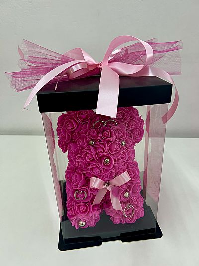 Φούξια Rose Bear με διακοσμητικά